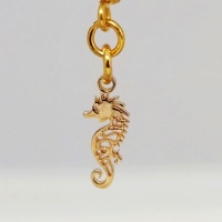 Ohrringe Seepferdchen (18 K vergoldet)